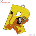 Hot Sale Animal Keychain Letter Keychain para presente (LM1421)